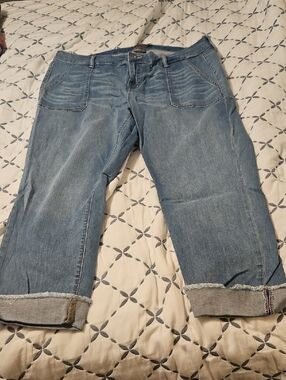 Torrid Crop Boyfriend Jeans